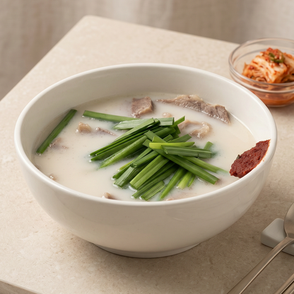Busan dwaeji-gukbap (Korean pork rice soup, Busan style) | Banchan365