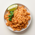 Overhead view of Arroz rojo, Mexican tomato rice | Banchan365