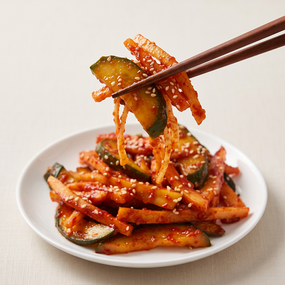 Oi-Doraji Muchim – Cucumber &amp; Bellflower Root Salad
