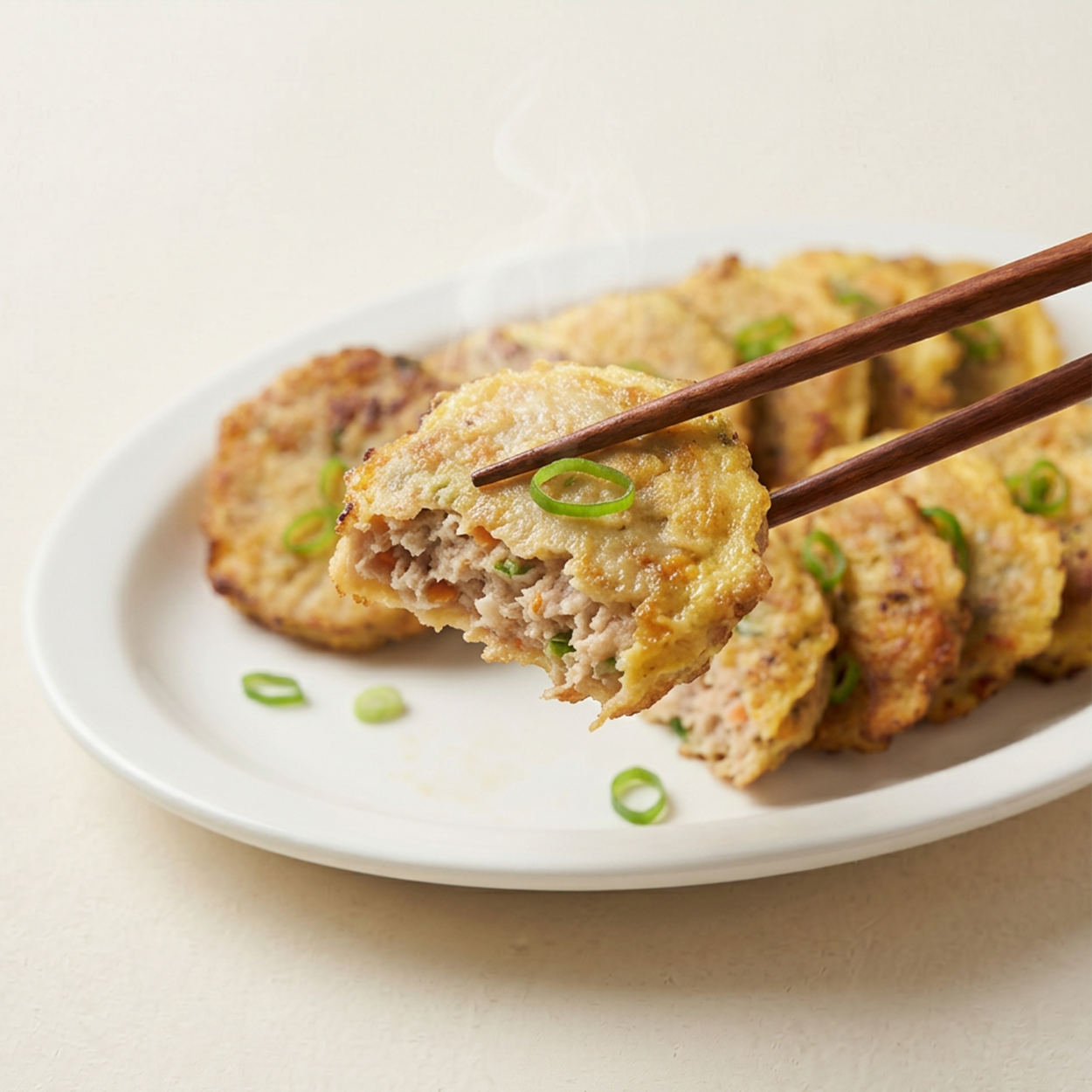 Pork and Vegetable Patties