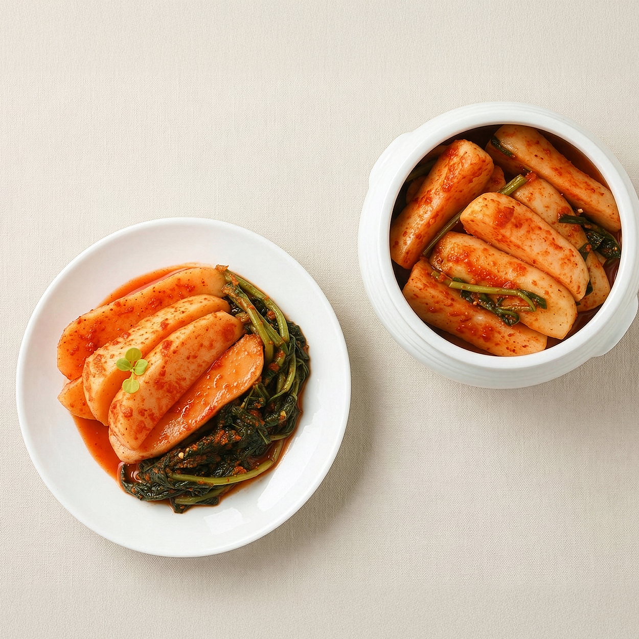 Banchan 365 Ponytail Radish Kimchi, ready to serve