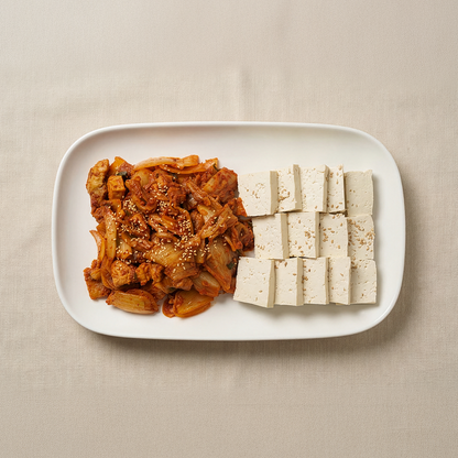 Banchan 365 Pork Belly with Tofu and Kimchi, ready to serve