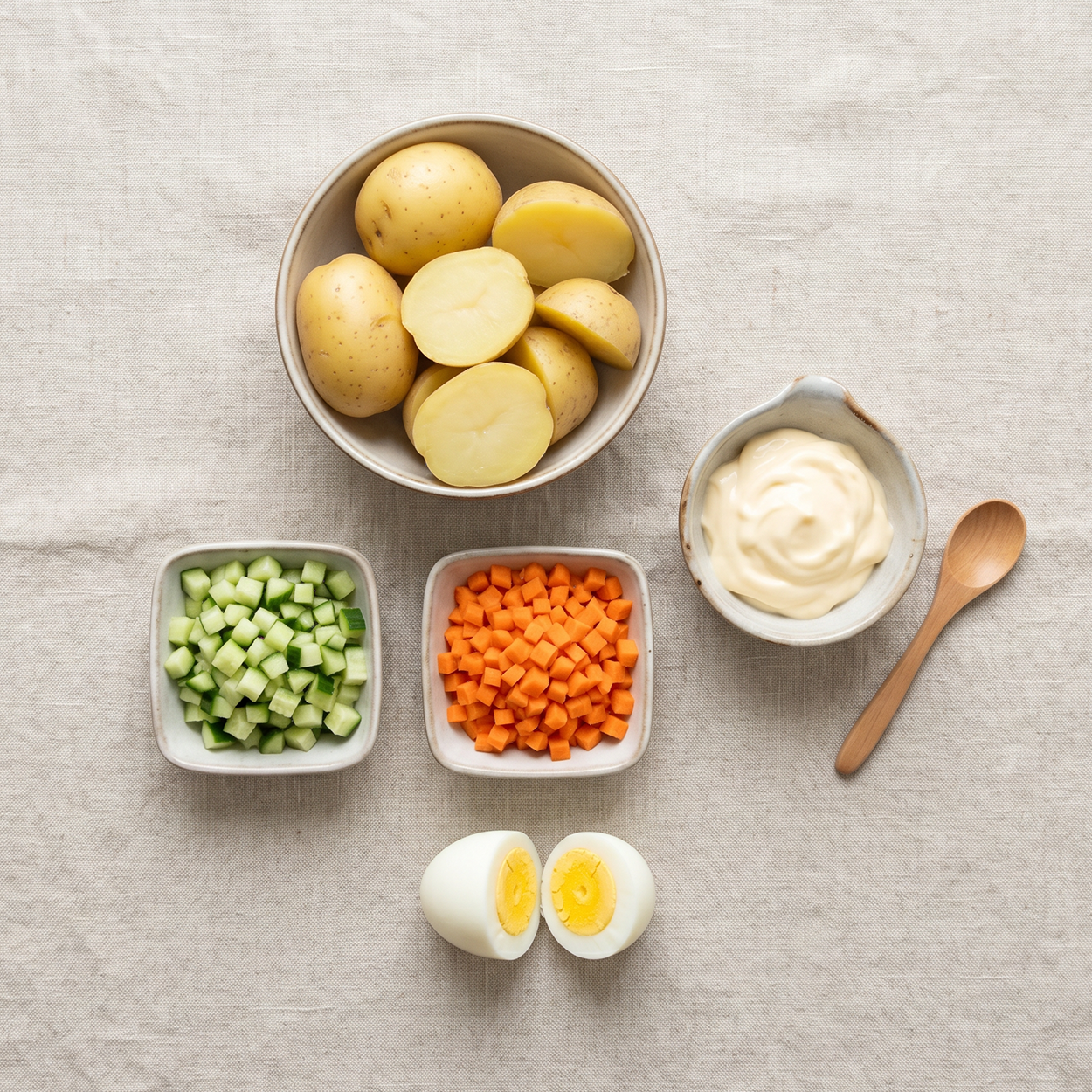 Gamja salad – Korean potato salad | Banchan365