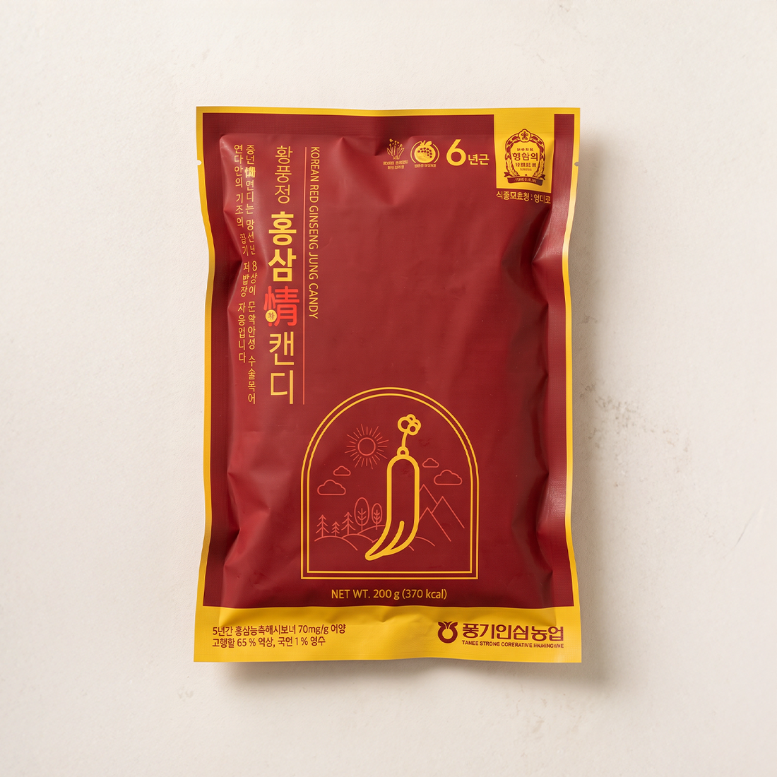 Hwangpungjeong Korean Red Ginseng Jung Candy