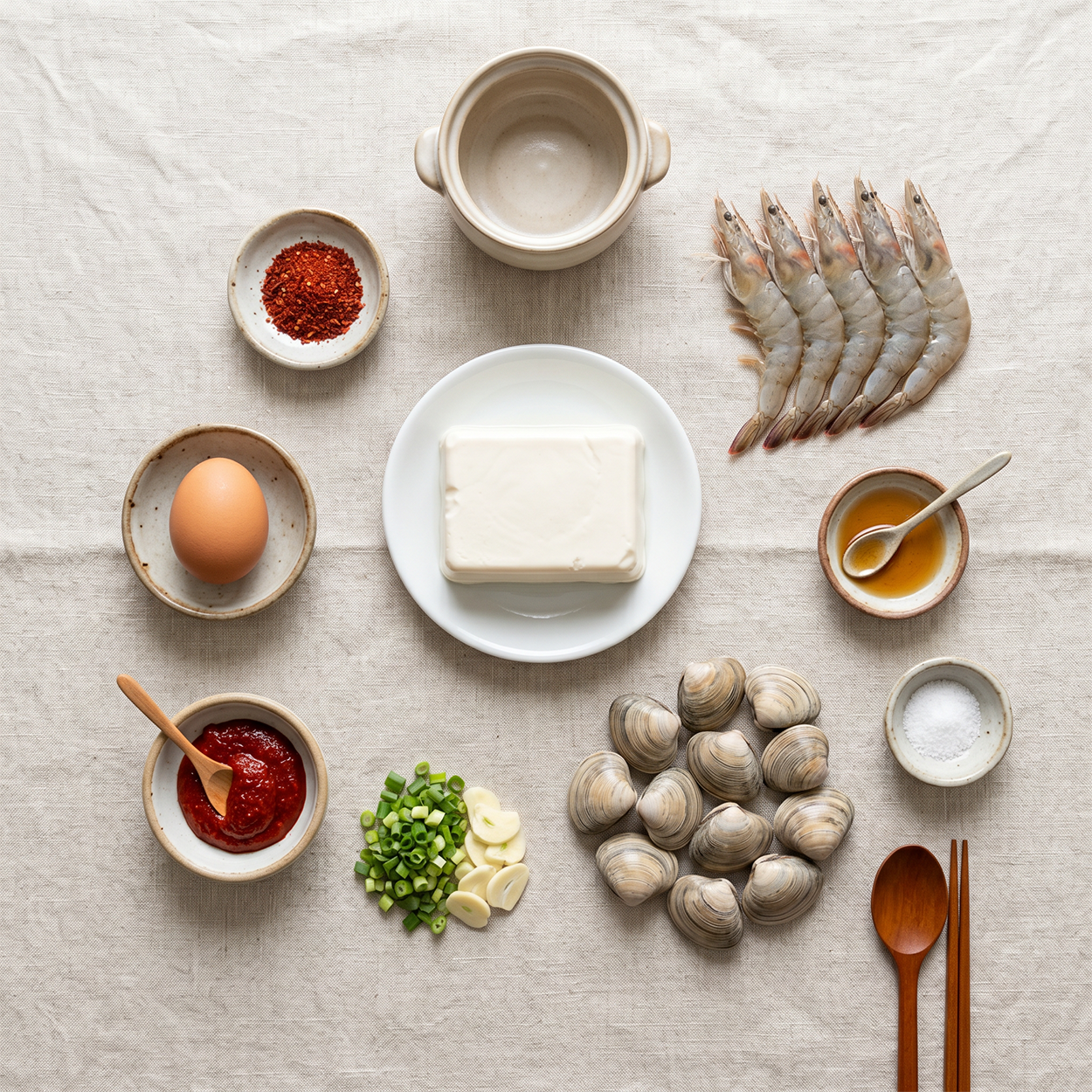 Haemul sundubu-jjigae (Korean seafood soft tofu stew) | Banchan365