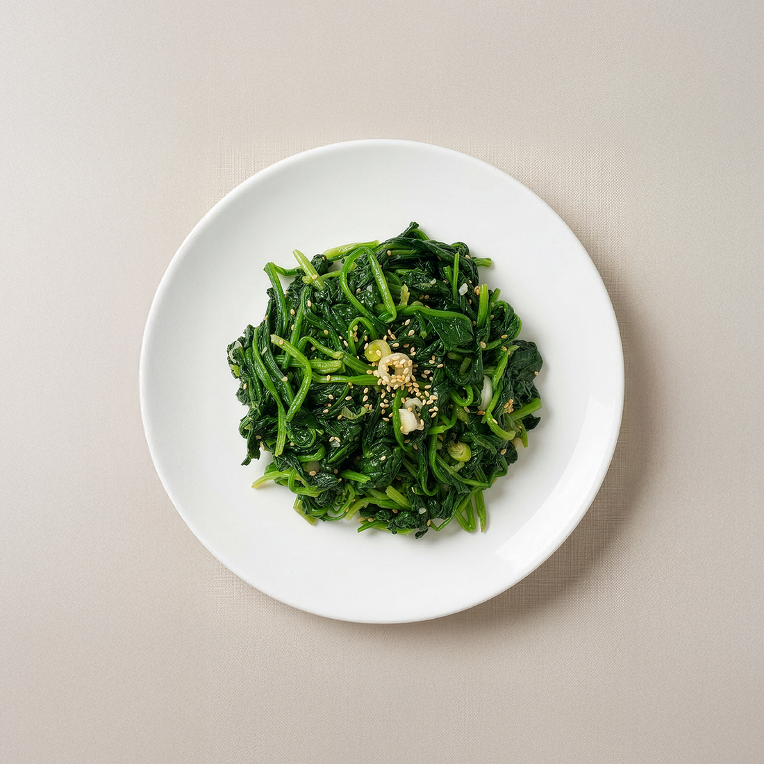 시금치나물 (소가족용)