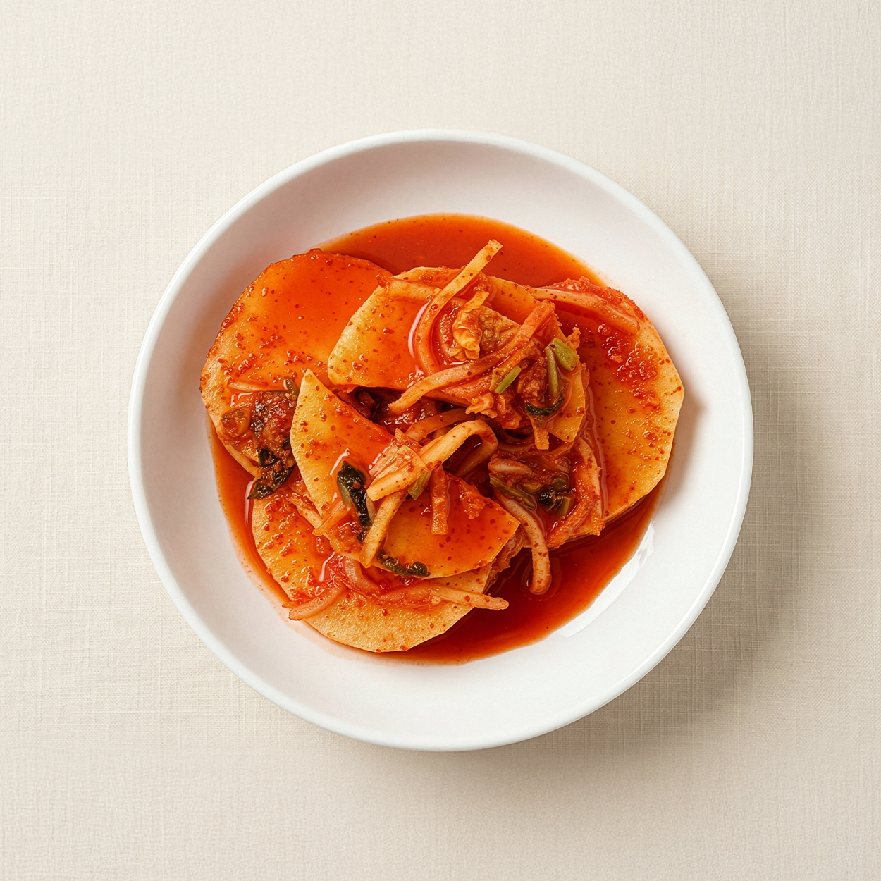 Jeju seokbakji (Korean sliced radish kimchi, Jeju style) | Banchan365