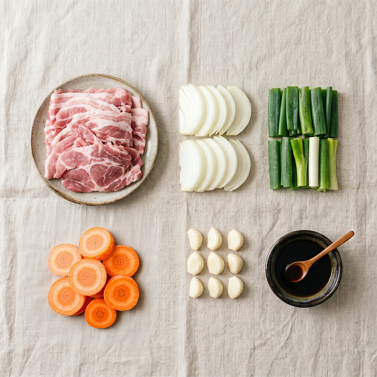 Ganjang jeyuk-bokkeum (Korean smoky soy stir-fried pork) | Banchan365