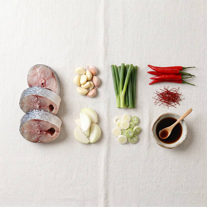 Samchi ganjang-jorim (Korean soy-braised Spanish mackerel) | Banchan365