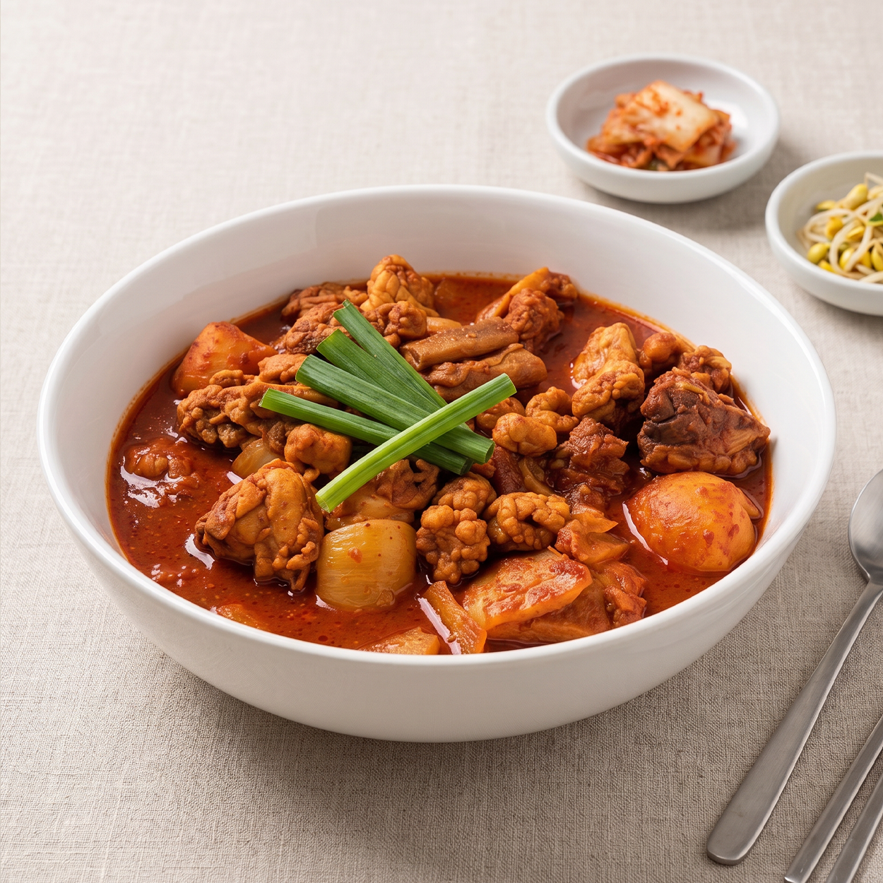 Gopdori-tang – Korean spicy chicken stew with offal | Banchan365