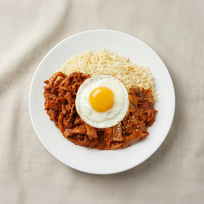 Spicy Squid &amp; Pork Rice Bowl Frozen Lunch Box