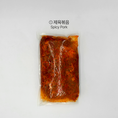 반찬 365 제육볶음 단백질 만- Spicy Stir fried Pork Protein only | Banchan 365