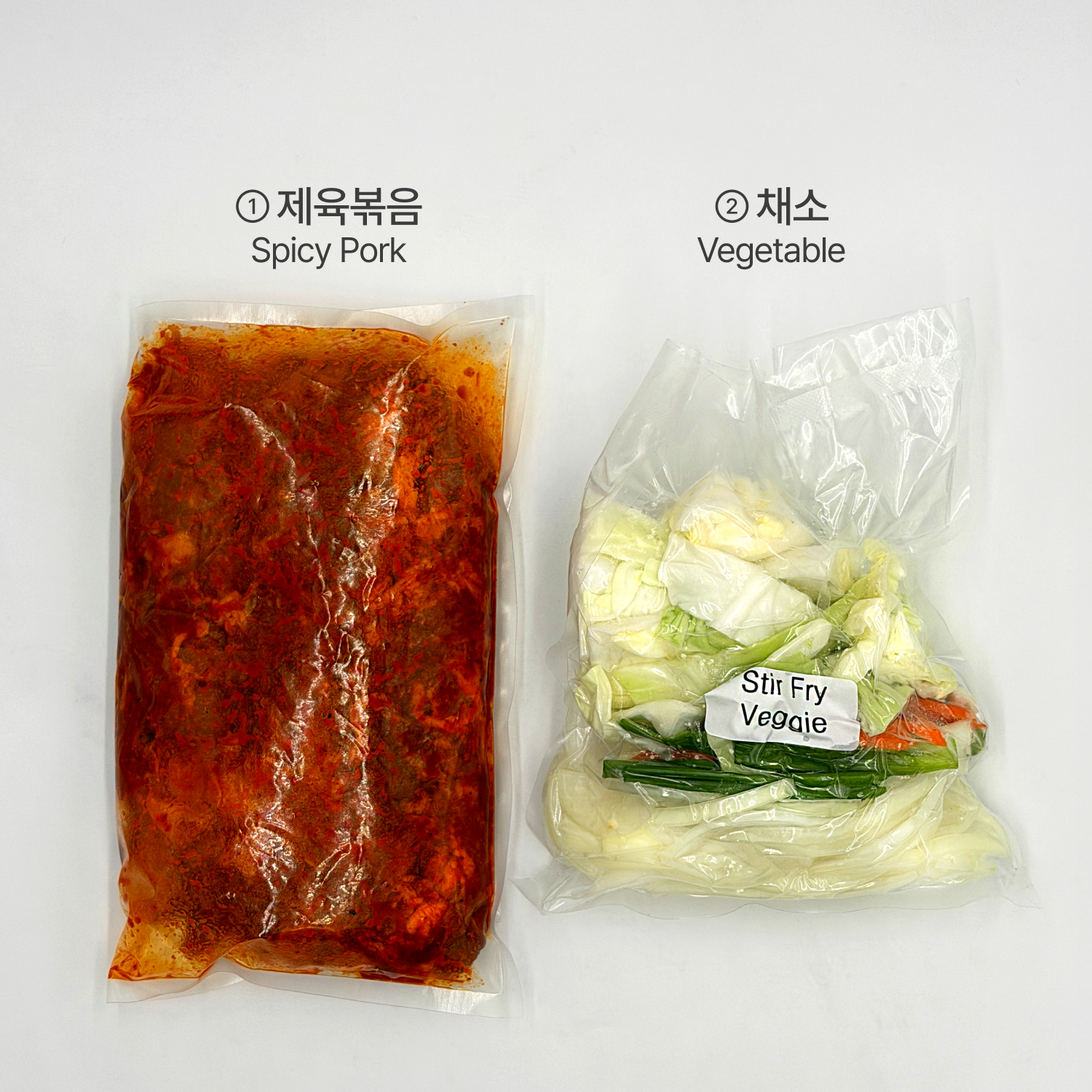 반찬 365 제육볶음 단백질 + 야채 추가 - Spicy Stir fried Pork Protein + Protein add | Banchan 365