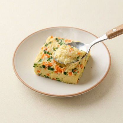 Steamed Egg with Vegetables