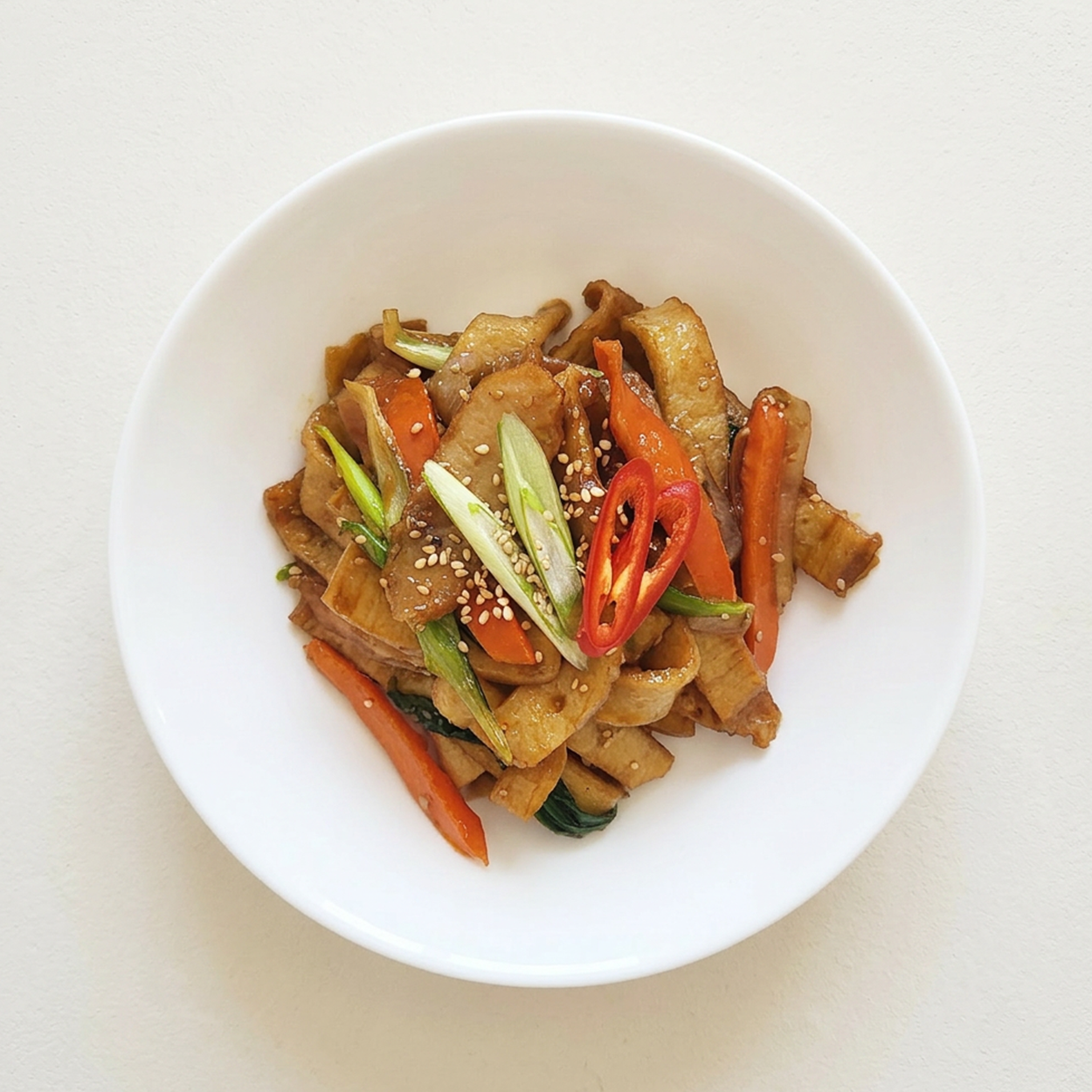 Stir-fried Fish Cake