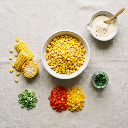 Corn salad (Korean-style sweet corn salad) | Banchan365