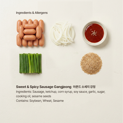 Soseji-bokkeum – Sausage &amp; Almond Stir-Fry
