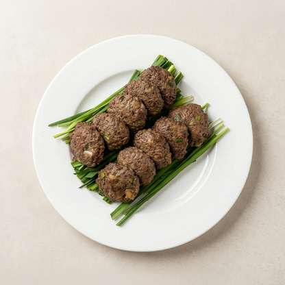 Banchan 365 Beef Tteokgalbi, ready to serve