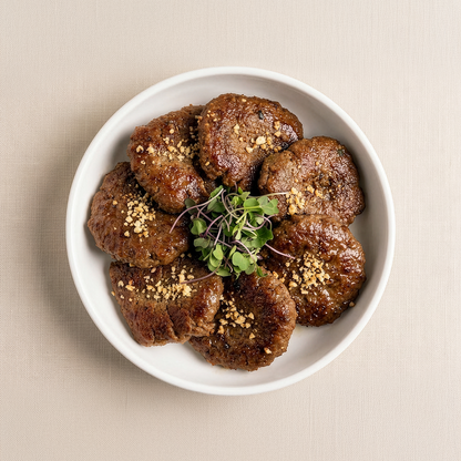 Banchan 365 Tteokgalbi beef and pork, ready to serve