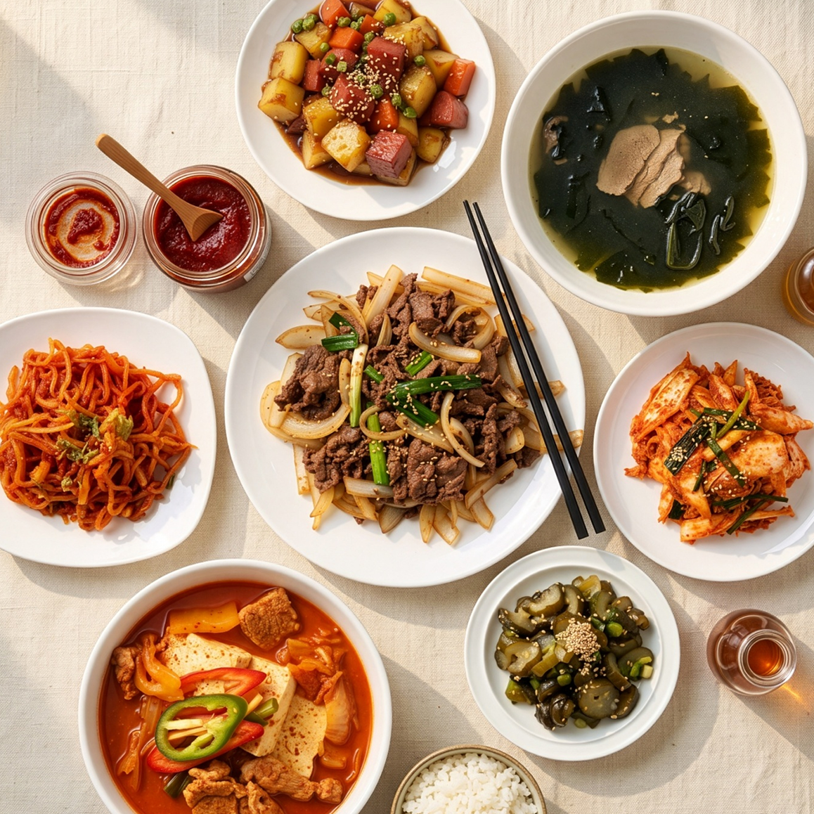 Weekly Korean Home Meal Set