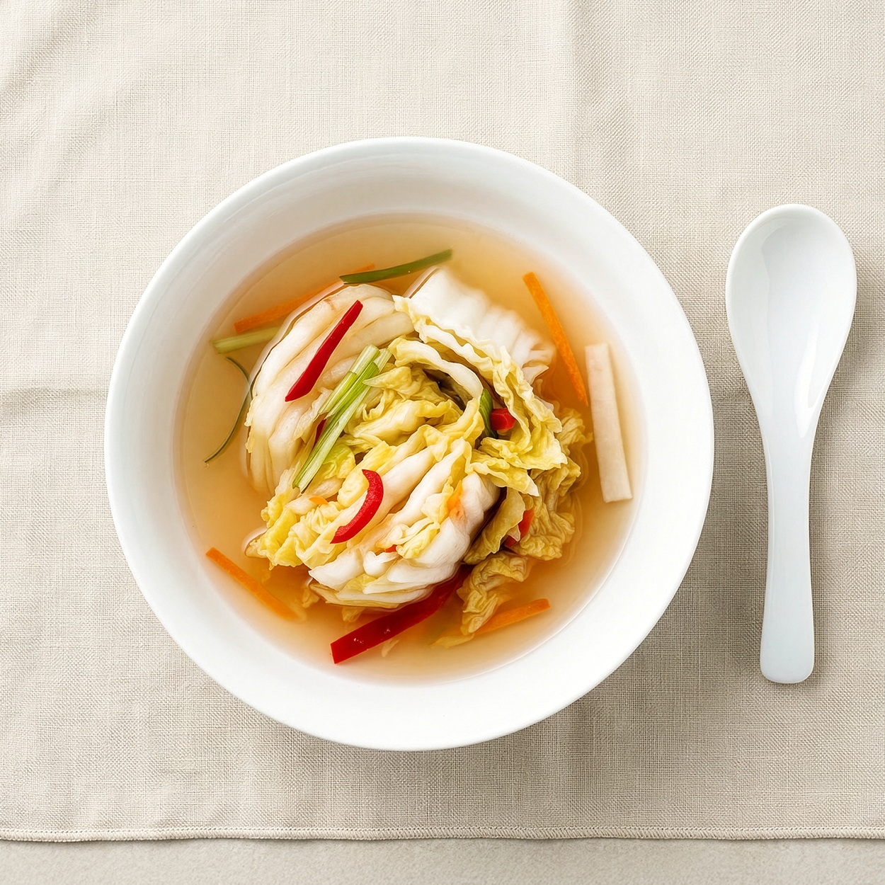 Banchan 365 White Kimchi, ready to serve