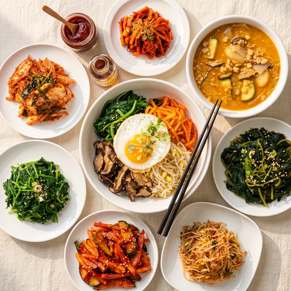 Vegetable Korean Dinner Set
