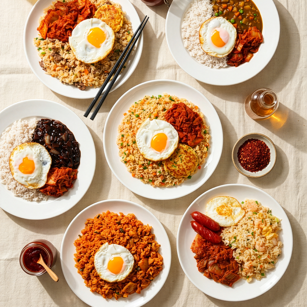 Frozen Lunch Box Fried Rice 6 Set