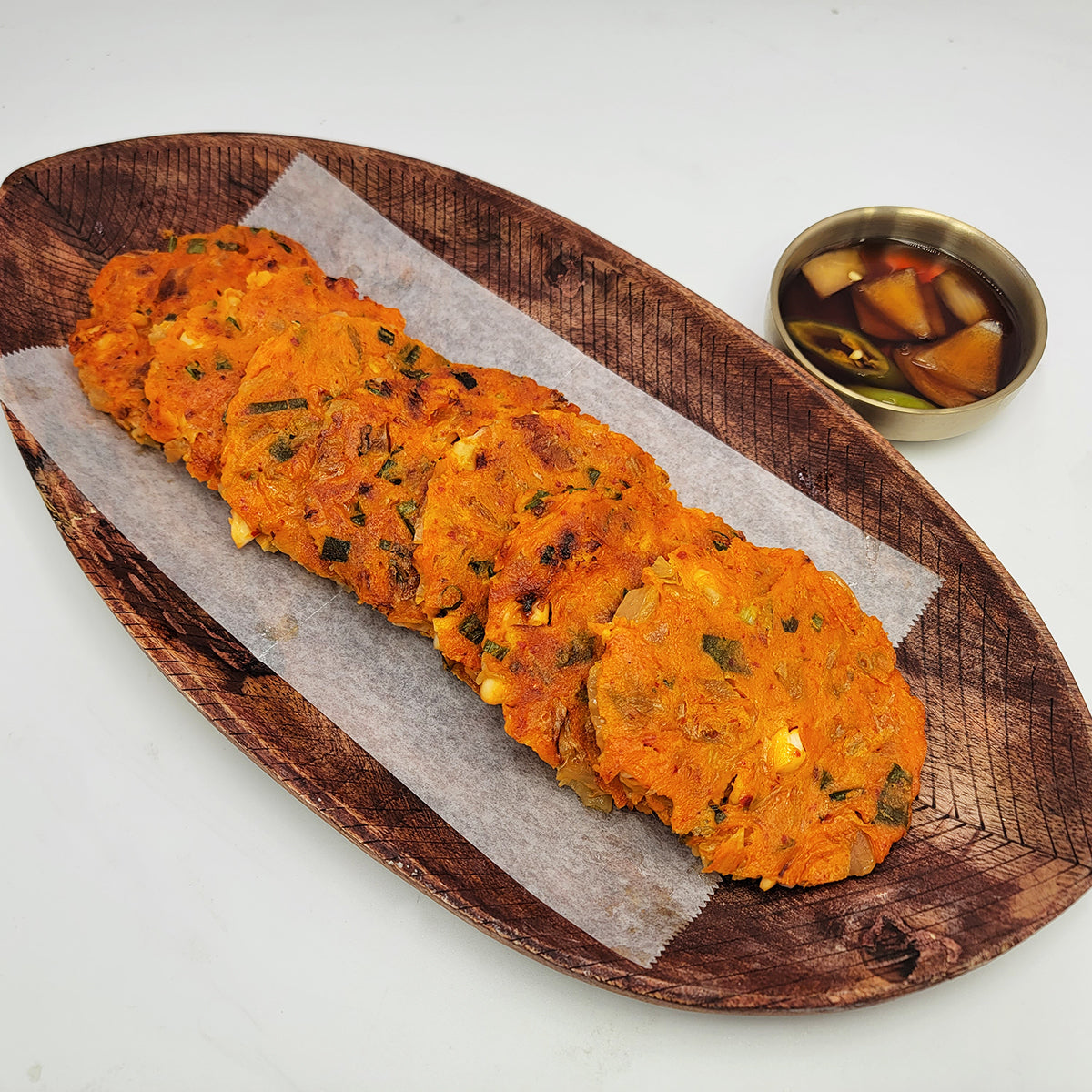 오징어 김치전(반죽과 소스) - 셰프가 직접만든 반찬 전문몰